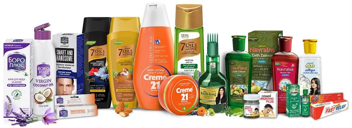 Emami products and distribution